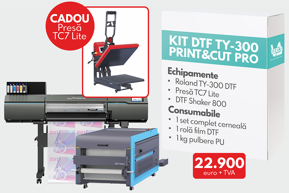 Kit DTF TY-300 Print&Cut Pro