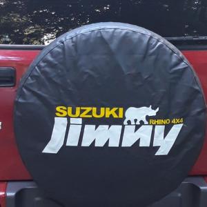 Husa roata rezerva Suzuki personalizata transfer termic
