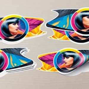 Sticker printat pe Roland